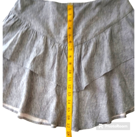 BCBGeneration Women's Fit and Flare Ruffle Tier Mini Skirt. Size M - Picture 9 of 15